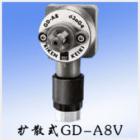 可燃/毒气检测部,型号:GD-A8V-38.空气取样方式,扩 散.检测范围,乙炔/几+ppm--几%VOL.可燃气体30秒内,毒气60秒内(GD-D8V,GD-D8V-AS1米电缆).鉴定号:43650.防爆级别:d3a.cG4(3)结构,防爆.传感器对扩散式、吸引式检测部兼容. 