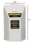 D255接收器与USB数据线和软件.  Dickson无线传感器开发的无线和计算机系统自动化温度/湿度监测设备和环境监测中的关键材料和设备储存中使用。输出信号：4800波特串行数据.信号强度：+27 dBm (50mw)