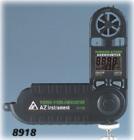 AZ-8918  风速/风温仪,180 °折叠,同时显示风速风温,20分钟自动关机、低电压显示及风寒指数,量程范围,风速:1.1-20m/s
风温:-10℃～+50℃ ,湿度:0 ~100% .分辩率,风速: 0.1m/s,温度:0.1℃/湿度:0.1%
 


