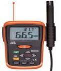 二合一红外温湿度测量仪DT-616CT  非接式红外测温仪，激光瞄准测量度达-50.0℃～500℃；℃/℉可转换和自动关机功能；距离与目标尺寸比为8：1。