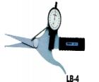 LB-4 针盘式内测卡规.测量范围:10-30MM,最小读数:0.01MM.测量喉深:100MM,测头高度:2MM