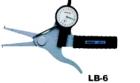 LB-6 针盘式内测卡规.测量范围:30-50MM,最小读数:0.01MM.测量喉深:80MM,测头高度:4MM