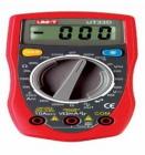 UT33D掌上型数字万用表  直流电压:200mV-500V/±(0.5%+2);交流电压:200V-500V/±(1.2%+10);直流电流:2000mA-10A/±(1%+2);电阻:200W-200MW/±(0.8%+2)
 
