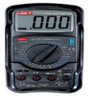 UT53 数字万用表 直流电压:200mV1000V;交流电压:200mV/2V/20V/200V/750V;直流电流:2mA-20A;交流电流:20mA-20A;电阻:200W-200MW;电容:2nF-20mF;温度:-40℃～1000℃
 

