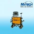 详细信息
GCT-8型数字钢轨探伤仪简介
GCT-8型钢轨超声波探伤仪，是我所最近研制的新一代数字化手推车式钢轨超声波探伤设备。适宜于探测国产、
进口的钢轨中的各种缺陷。
该仪器具有８路独立的发射、接收通道，其中7个通道用于钢轨探伤，1个通道用于校对伤损或作为焊缝探伤仪、
use，一台探伤仪可同时获得钢轨探伤、焊缝探伤功能，具有 非常高高的性能价格比。 
本仪器在钢轨探伤仪中首创了B型显示功能，真正实现直观易懂的超声波探伤；本仪器同时具有波形记忆、本机直
接回放或通过U盘将存贮的探伤数据传递到微机回放功能，并具有自动记录探伤作业参数（黑匣子）功能，实现了
探伤作业的微机化管理；另外仪器还具有探伤灵敏度自动控制、探头自动检测功能，有效地保证探伤质量，防止
漏探事故。该仪器执行TB/T 2340-2000《多通道Ａ型显示钢轨超声波探伤仪技术条件》
