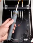 VFF5型光纤故障可视探查器，是一种用于定位光纤断裂和错接的激光光源。它可用于局域网、光数据链路和环路、电话、转接板和其他线路，以及那些以光纤代替铜缆后要求进行安全确认的场合