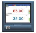 VX6000R 12路万能输入彩屏无纸记录仪，可输入标准电流、标准电压、频率、毫伏、热电偶、热电阻等信号。具有传感器隔离配电输出、继电器报警输出、变送输出、流量积算、温压补偿、历史数据转存、打印以及远程通讯功能。
